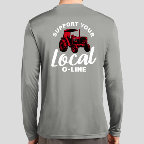 Support Your Local O-Line - Long Sleeve PosiCharge ® Competitor™ Tee Thumbnail